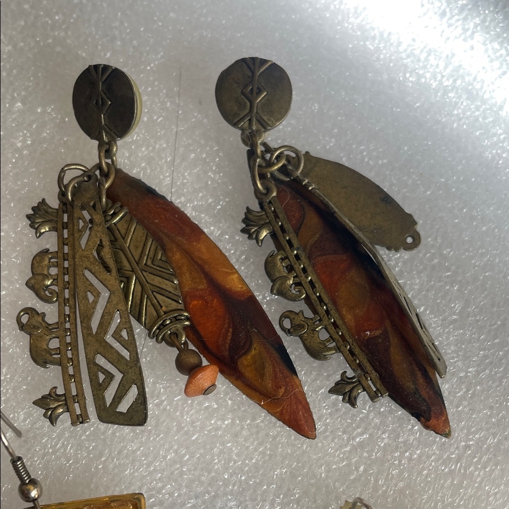 Chic Multicolor Boho Earrings Set - image 2